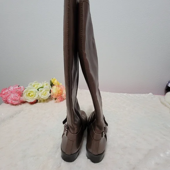 Ralph Lauren brown "Marion" tall knee riding boot size 6B - Picture 9 of 11
